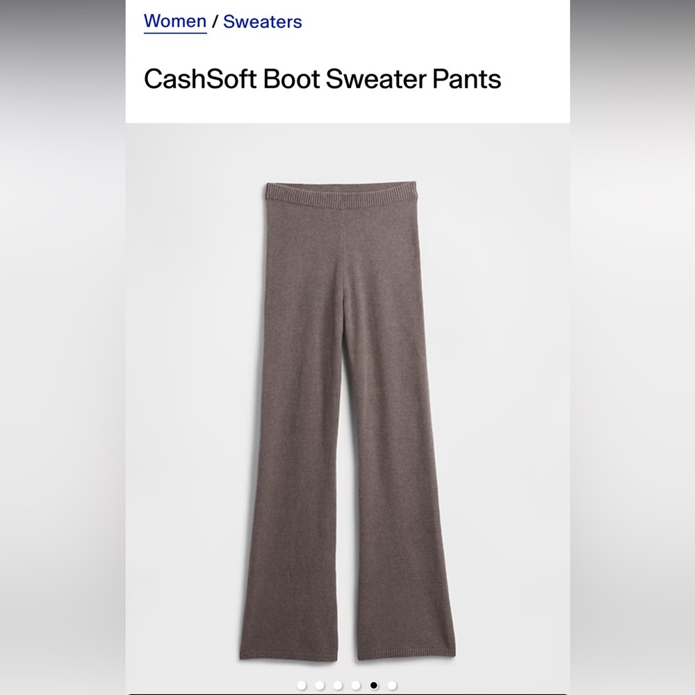 GAP CashSoft Boot Sweater Pants